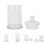 1Pc Decorative Candy Container Glass Jar for Exquisite Storage Tank Transparent 4