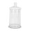 1Pc Decorative Candy Container Glass Jar for Exquisite Storage Tank Transparent 5