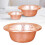 Stainless Offering Bowl Copper-Tone Hammered 1 Pc 1