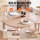 PVC Table Protector 42 Inch Round Clear PVC Desk Protector 2.0mm Thick 4