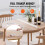 PVC Table Protector 42 Inch Round Clear PVC Desk Protector 2.0mm Thick 5