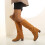Women's Mid-Calf Suede Boots Yellow Size 43 5