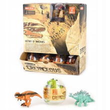 Dinosaurfigurer i et 8 cm æg - forskellige modeller