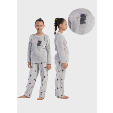 Piger pyjamas plys tyk Vienetta 164 15/16 vinter varm blød koT