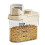 PET Bean Storage Container with Airtight Seal – 1200ml or 1