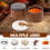 Salt Cellar Box with Lid and Spoon Wood Stone 2 Pcs 7