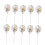 FRCOLOR sequined cake toppers 10 pcs 4