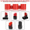 Universal Battery Holder Wall Mount Organizer for Drill 4