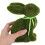 Flocked Easter Bunny Rabbit Statue Green Moss Figurine Decorative Tabletop Accent 5