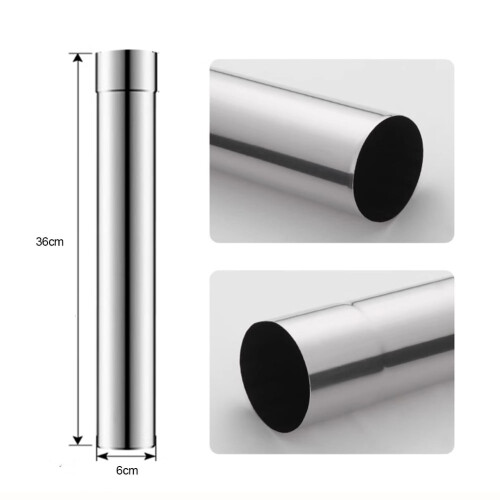 Stainless Steel Stove Pipe 60mm x 260mm