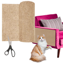 KRADSEmåtte til kat, selvklæbende kradsestolpe 100x40 cm beige [M-DRAPAK2]