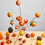 Exploding Fruit Bowl Metal Sculpture, 360 Ventilated Floating Design, Handcrafted Kitchen Table Centerpiece Decor (Gold) 6