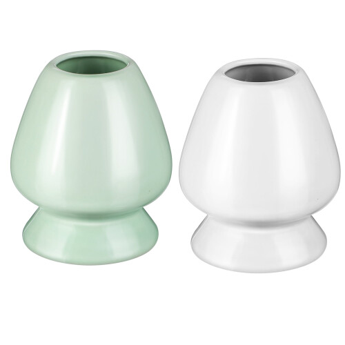 Matcha Whisk Holder Ceramic 2 Pieces 1