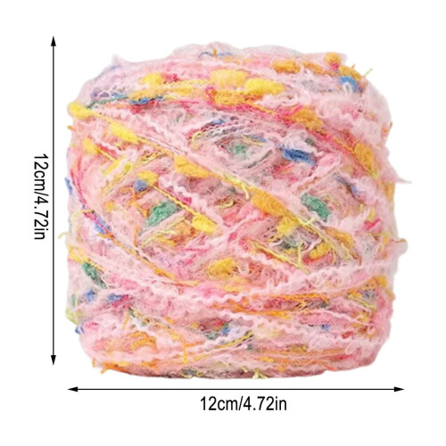 Chunky Hand-Spun Art Yarn 100g Roll Bright Colors 2