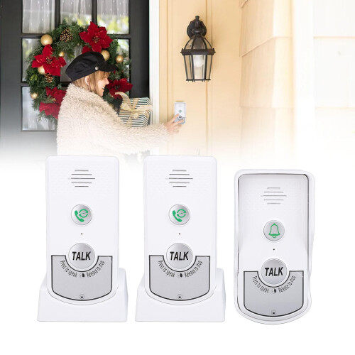 Wireless Doorbell Intercom Kit 2-Way 1000m Range 1