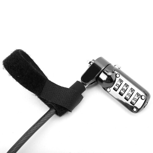 Laptop Security Lock 4-Digit Code Heavy-Duty Steel Wire PVS 1