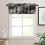 Marble Valance Curtains White Black Jade Foil Texture 4