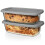 1800ml Glass Bread Baking Dish with Lid & Handle (Oven/Microwave Safe) 4