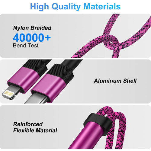 2-Pack 2-in-1 USB-C & iOS to 3.5mm Aux Adapter Cable – Compatible with iPhone 16/15/14, Android, Samsung 2