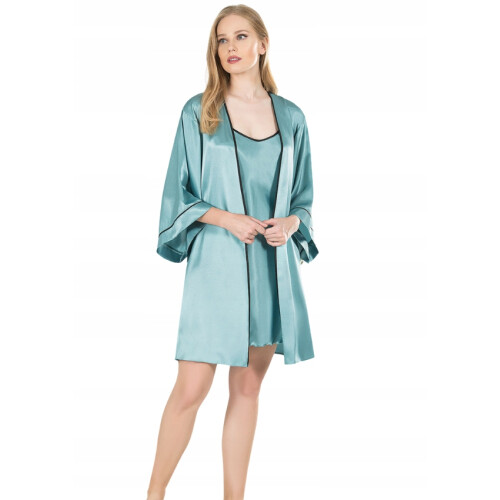 Vienetta Dame Satin Badekåbe S 36 38