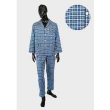 Herre Formax flannelpyjamas, lynlås, komfortabel, varm, 5XL