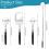 3 Pack Telescopic Inspection Mirror Checking Mirror, Inspection Tool for Checking Vehicle, Car, Eyelashes 5