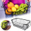 Stackable Wire Baskets for Pantry & Kitchen – Metal Fruit/Vegetable/Can Organizer, Compatible with Standard Cabinets 2