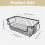 Stackable Wire Baskets for Pantry & Kitchen – Metal Fruit/Vegetable/Can Organizer, Compatible with Standard Cabinets 3