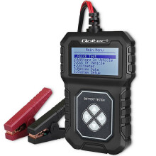 Qoltec digital batteritester med LCD | Polsk menu | 12V | AGM | GEL | STD | 30-220AH