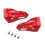 Motorcycle Hand Guards Universal Red Wind Deflectors 3