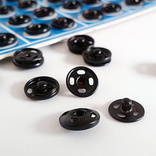 Metal Snap-On Fasteners Press Stud for Sewing and DIY Decor 1