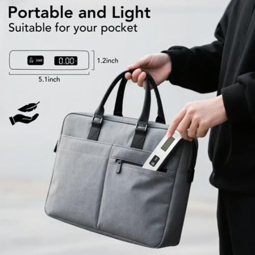 Digital Luggage Scale 50 kg Portable with Backlit LCD 4 2