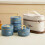 4-Tier Portable Insulated Stainless Steel Lunch Container Set, Microwave Safe, Stackable, for Work/Picnics/Camping (Blue) 3