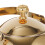 Golden Metal Tea Kettle with Handle and Removable Infuser 5