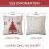 Christmas Pillowcase Set Red Tree Snowflake Design 4 pcs 3