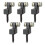 5 Pack Guitar String Trees Retainers Guides With Screws For Electric Guitar Accessory Black 2