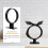 Headband Display Stand Headpiece Desktop Shelf Bracket Black 8