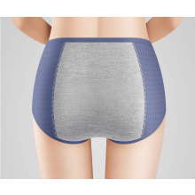 Womens Comfort Menstrual Period Panties Cotton Leak Proof Underwear High Waisted Postpartum Protective Briefs, 5 Pack
