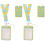 2 Pieces Lanyard Certificate Holder ID Card with Detachable Versatile Student 6