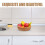 Woven Baskets Beige Round Rattan Storage Daily Use 1Set 3
