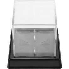 Baseball-Vitrine mit schwarzem Sockel aus Acrylglas – Aufbewahrungsbox für Baseball-Sammlerstücke