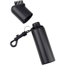 Golfschlägerbürste mit Wassersprüher, leichte schwarze Schlägerreinigungsbürste