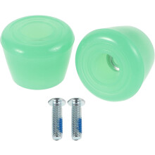 Pastillas de freno para patines de ruedas, doble fila, de poliuretano, con tornillos, 1 par. Repuesto de topes de freno para patines de cuatro ruedas.