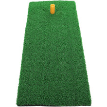 Tragbare Indoor-Golf-Schwungmatte mit SBR-Basis, 20 x 50 cm, Minigolf-Abschlagmatte, Tee-Funktion, Kunstrasen und Trainingsmatte