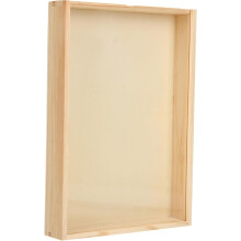 Schmetterlingsvitrine, Schattenvitrine, Aufbewahrungsbox für Insektenpräparate aus Holz, Acryldeckel