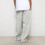 Men's Baggy Joggers Polyester Gray Size S 6