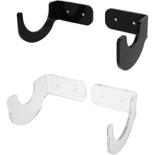 Wandrek voor het ophangen van 2 honkbal- en softbalknuppels, inclusief houder voor golfclubs.