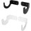 2 pares Baseball e Softball Bat Display Wall Mount Rack com suporte do clube de golfe 1