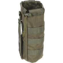 Tragetasche für Outdoor-Wanderflaschen, grün, 8 cm Durchmesser x 23 cm Höhe