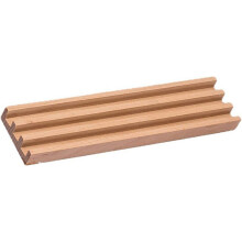 Marco de madera maciza para dominó, soporte para fichas de dominó para noches de juego, base de exhibición.